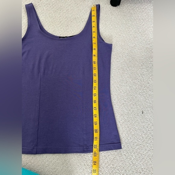 Worth Purple Tank Top, very fitted, Size XP - Picture 5 of 7